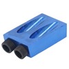15Pcs Pocket Hole Jig 15° Aluminum Alloy Inclined Hole Drilling