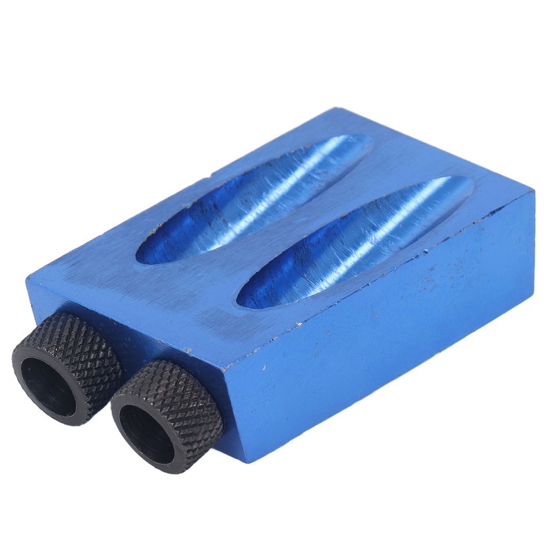 15Pcs Pocket Hole Jig 15° Aluminum Alloy Inclined Hole Drilling