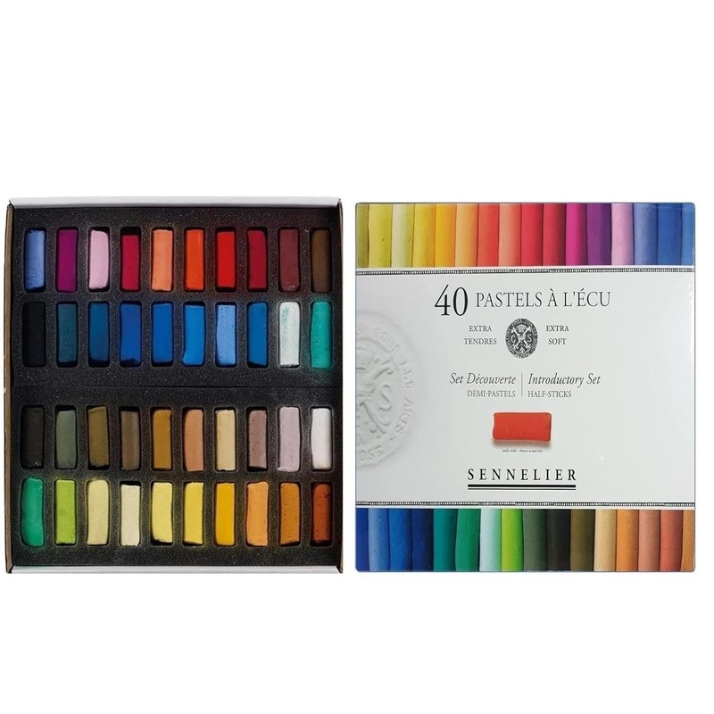 Sennelier Set of dry pastels 40 semi-pastel soft pastel ecu