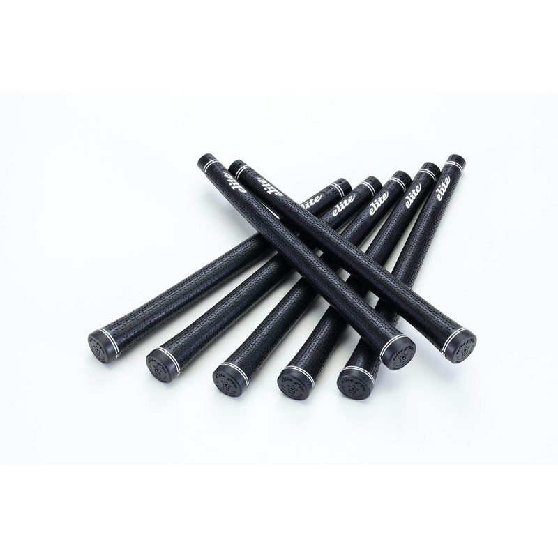 elitegrips TD50 Soft Golf Grips, Set of 7, Berlina Black,