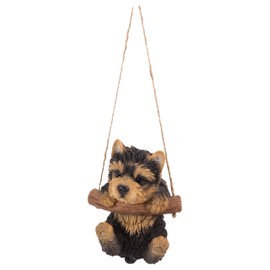 Hanging Yorkshire Terrier Puppy, Black