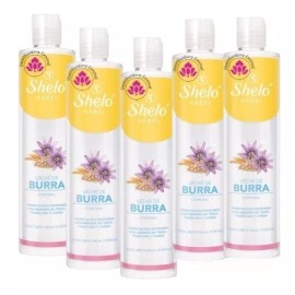 Sheló Nabel Crema Corporal Leche De Burra Shelo Nabel 530ml. 5 Piezas