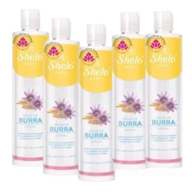 Sheló Nabel Crema Corporal Leche De Burra Shelo Nabel 530ml. 5 Piezas