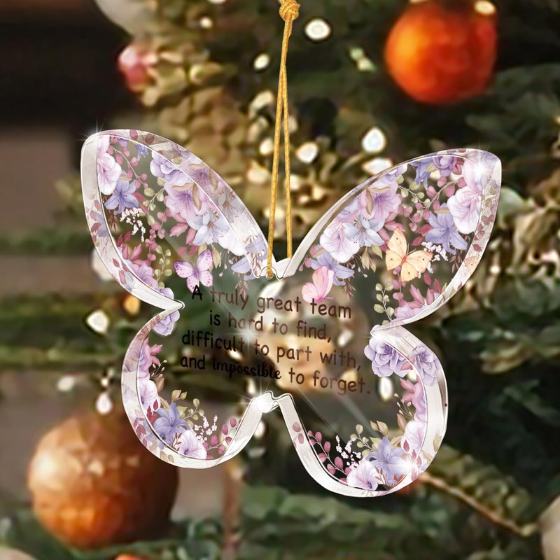 Farewell Gifts for Team Members, Butterfly Keepsake Truly Great Team