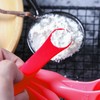 Set of 5 Measuring Spoons in Red Measuring Cups Plastic