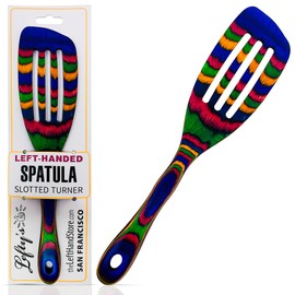 Lefty’s Left Handed Spatula Slotted Turner - Pakka Kitchen Tool - Great for Cooking, Fipping, Turning Food, Egg Flipper, General Purpose - Gifts for Left-Handed People, Lefty, Adults, Chefs and Women
