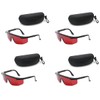 GOSONO 4 SET Goggles Laser Safety Glasses 190nm to 540nm