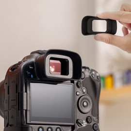 KIWIFOTOS ER-h Soft Viewfinder Eyecup Eyepiece for Canon EOS R3 Camera, Replaces Canon ER-h ER-hE Eye Cup, R3 Viewfinder Protector Accessory
