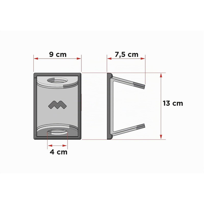 Meliconi MyBike Wall Anti-Theft Device Easy to Install Anti-Theft System