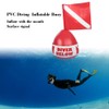 PVC Diving Surface Marker Inflatable Signal Floater Dive Bouy Ball