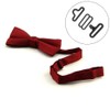 60 Pcs Bow Tie Clips Adjustable Metal Cravat Clip for