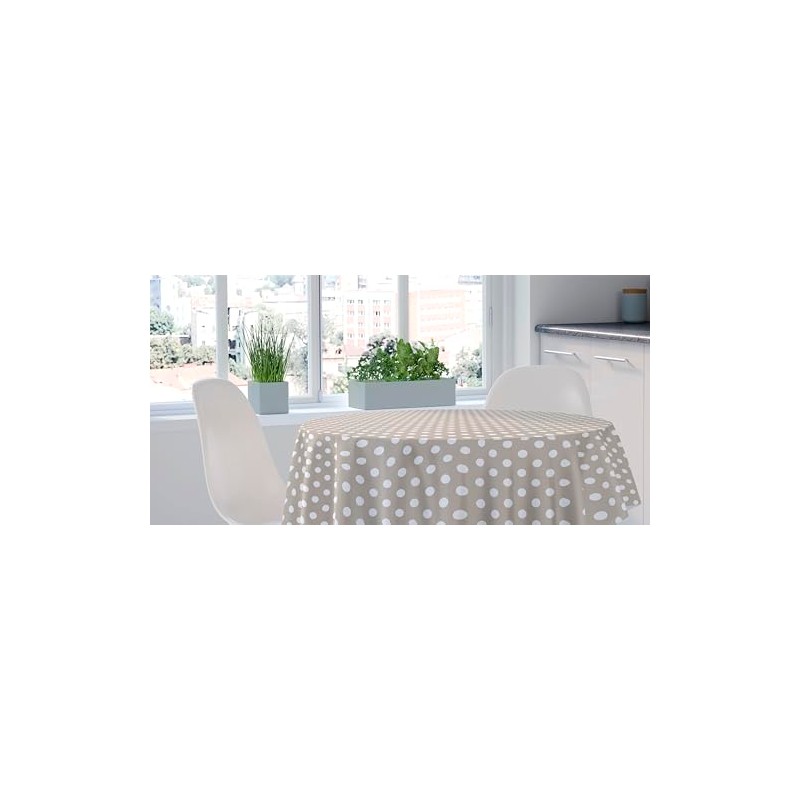Home Direct Round Oilcloth PVC Wipe Clean Tablecloth Table Cover