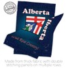 Breeze Decor Alberta Garden Flag Set with Stand Canada Provinces