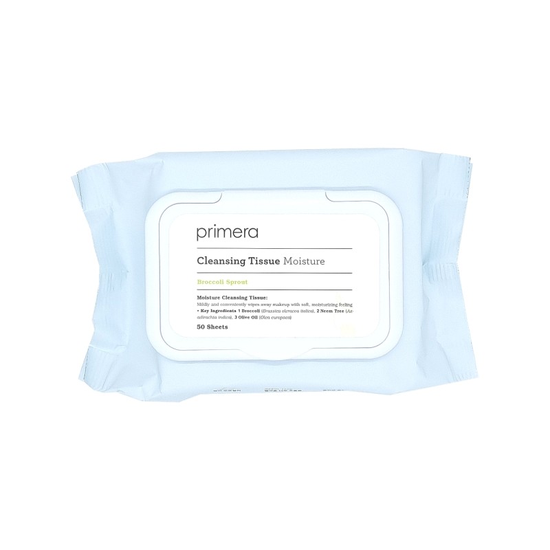 Primera Moisture Cleansing Tissues (50 sheets) provide clean and gentle
