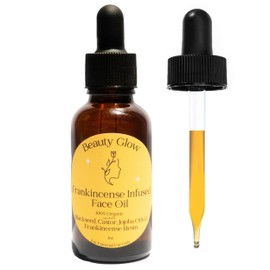 Frankincense Resin Infused Organic Black Seed, Castor & Jojoba Oils for Face Age Defying Miracle Facial Moisturizer Cold Pressed Serum Natural Skincare Hydrates Skin Moisturizing Beauty Glow 1 Fl Oz