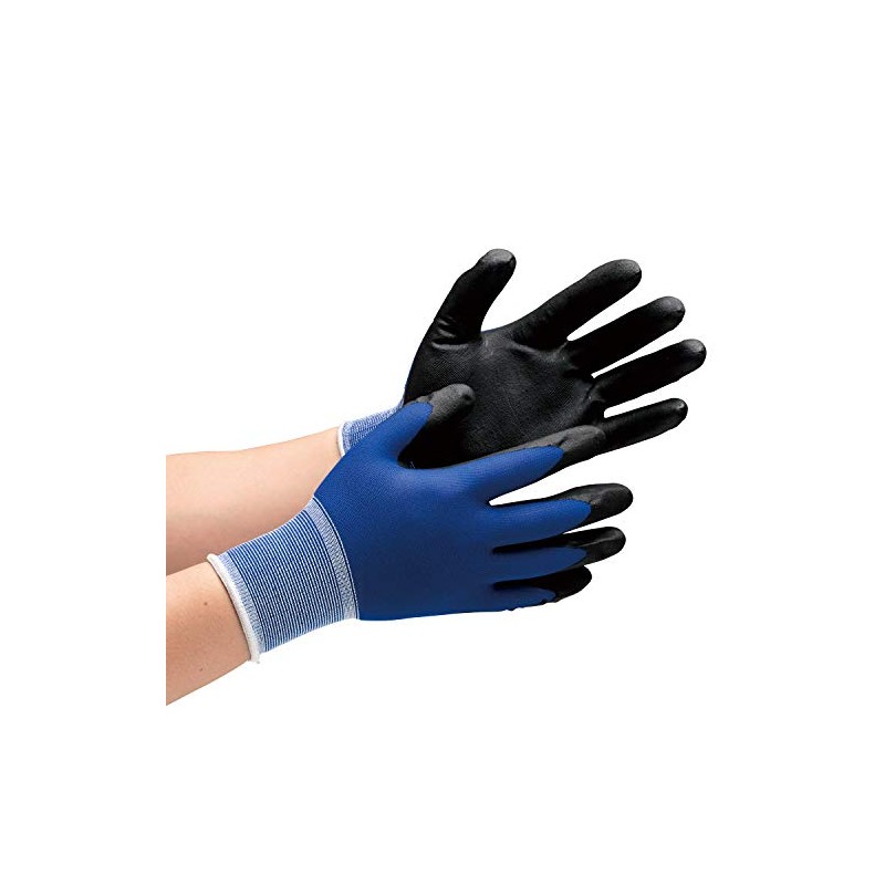 Midori Anzen Thin Nitrile Coated Back Gloves Small MHG-150N-S