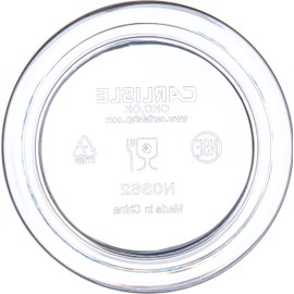 Carlisle FoodService Products 036207 SAN Standard Ramekin, 2.50 oz Capacity, 1.12" Height, Clear (Case of 48)