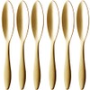 Todai 005799 18-8 Albi Petite Spoons, Gold Plated, (Pack of