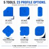 Silicone Caulking Tool Set, 5 Reusable Sealant Finishing Tools with