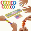 18 Pack Fidget Toys Kids Sensory Rings, Textured Stretchy String,
