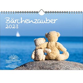 Bärchenzauber DIN A4 Calendar for 2023 Teddy and Bears - Seelenzauber, Multicoloured (KN2023-4W-0030-D-0)