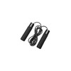 Endurance Unisex skipping rope with weight 1001 black, one size