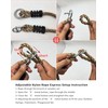 NOSTIFY 2PC Heavy Duty Length Adjustable Nylon Rope Express Setup