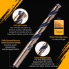 ROGAPER 29Pcs Drill Bit Set, 135 Tip HSS with Black