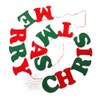 rosenice Merry Christmas Wimpelkette Banner Buchstaben hängende Dekoration Girlande für