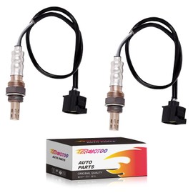 FIREMOTOO Sensor de oxígeno O2, paquete de 2 unidades ascendente y descendente 234-4587, compatible con Chrysler 300 Town & Country Dodge Dakota Durango Ram Wrangler Grand Cherokee 05149171AA 68144248AA