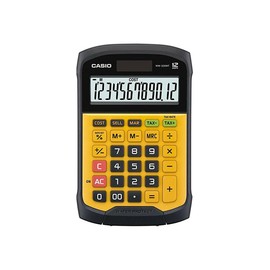Casio WM-320MT-N Waterproof Dustproof Calculator, Mini-Just Type, 12-Digit