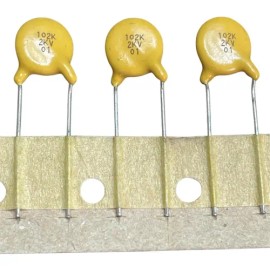 20 Piezas Capacitores Cerámicos 102k 2kv Azul Radial