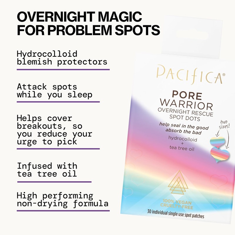 Pacifica Pore Warrior Overnight Rescue Spot Dots Women 30 Pc