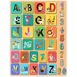 OHTMTHO Animal Alphabet Blanket ABC Learning Throw Blankets for Toddler Kids 50" x 60"