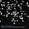 PATIKIL 6000Pcs Acrylic Wedding Diamonds 4mm Table Scatter Confetti Crystals