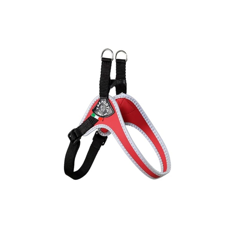 Tre Ponti Fibbia Small Dog Harness with Adjustable Belly Strap,
