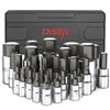 Disen 32-Piece HEX Bit Socket Set, SAE & Metric Allen