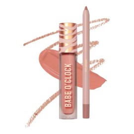Labiales Lip Kits Duo Set Liquido Lapiz Beauty Creations Color Babe O´clock