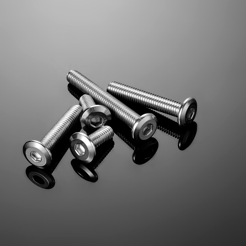FCZDQ M8-1.25 x 55mm Countersunk Bolts Flat Head Hex Socket