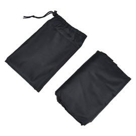 Firewood Rack Cover Dustproof Waterproof Sun Protection Round Outdoor Log Rack Cover for Firewood Storage Black