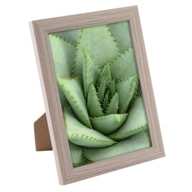goldbuch 92 0754 Toscana Wooden Picture Frame, Photo Frame for Pictures in 15 x 20 cm Format, Portrait Frame with Stand and Wall Mount, Single Frame Made of MDF, Photo Frame, Taupe