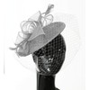 Caprilite Saucer Sinamay Headband Fascinator Wedding Ascot Hat Hatinator Birdcage