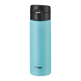 Tiger MKA-K 480 ml Easy-Drinking One-Push Insulated Flask, Ultralight, BPA-Free, 24 Hours Cold and 12 Hours Hot, Designed in Japan, Sky Blue