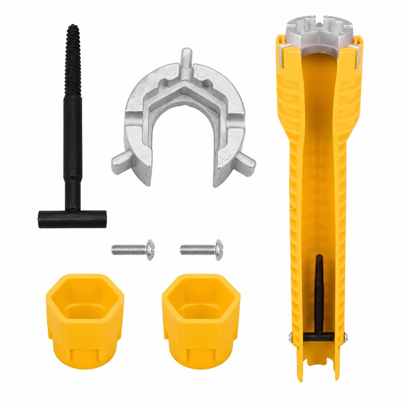 8-in-1 Faucet Wrench for Kitchen Sink Repair – Multifunction Plumbing