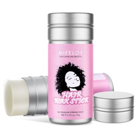 Hair Wax Stick 2.7 oz, Hair Pomade Tamer Stick for Smoothing Flyaways Edge Control Taming Frizz Baby Hair, Long Lasting Styling Cream Gel, Women Slick Back Hair Glue, Bed Head Waxes Stick for Wigs