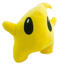 OUKEYI 25cm Yellow Mario All Cartoon Anime Star Stuffed Toys Cushion Pillow Lumalee Plushie Doll Stone Cotton DollPlush Toy Gift