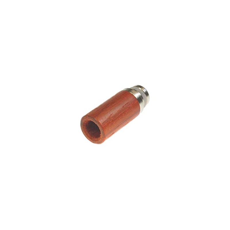 Armerah Woody 510 Drip Tip eCig Mouthpiece Tall/Medium Wood/Steel Single,