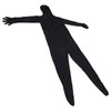 Screen Chromakey Suit, Black Full Body Stretch Fabric Suit for
