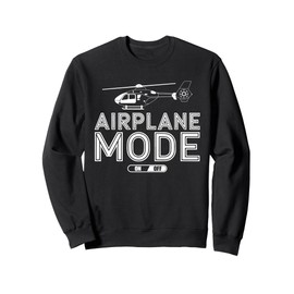 Pilot EC135 Eurocopter Helicopter Flying Gift Airplane Mode Sweatshirt