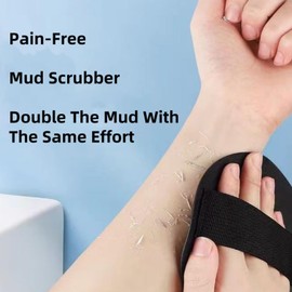 ATRSV Exfoliating Body Scrubber for Shower - Removes Dead Skin, Smooths & Treats Keratosis Pilaris - Eco Friendly Body Polish - Unisex for Adults & Kids (1 Pack, Black)